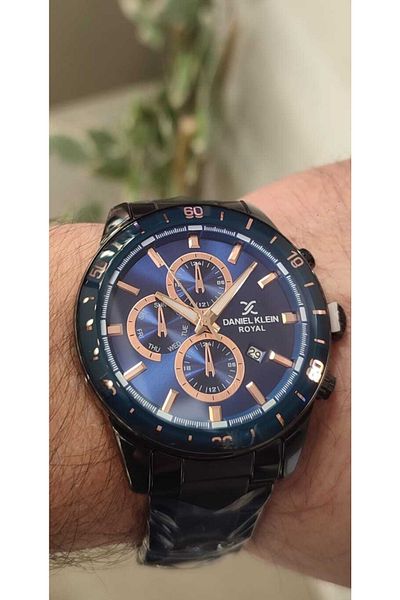 Daniel Klein Steel Men's Wristwatch 3 Atm Waterproof