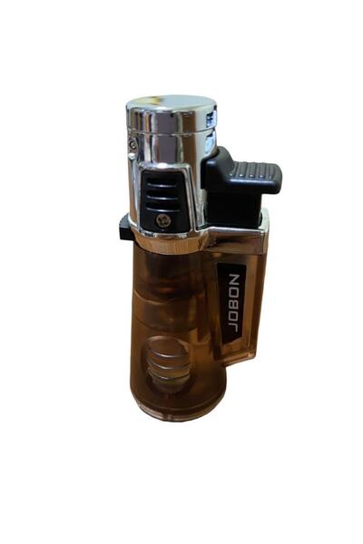 Jobon Pürmüzlü Puro Çakmağı Şeffaf Depolu Kahverengi 609229