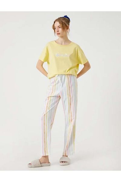 Koton Pyjama - Weiß - Print