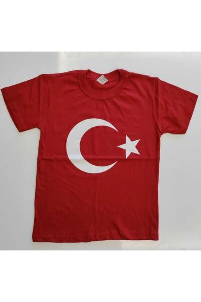 baby letto Κόκκινο T-Shirt Crescent Star