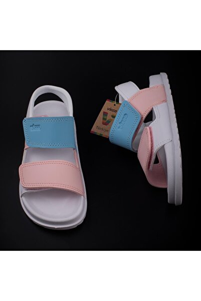 Vicco Sandale unisex pentru copii - Krixi roz, ușoare