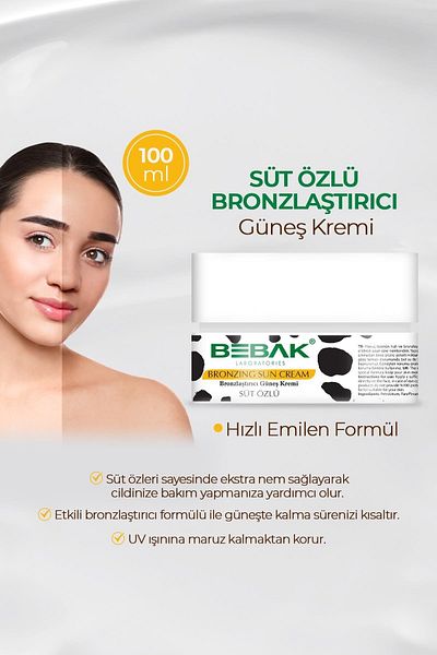 Bebak 100 Ml Sunscreen - Milk Therapy