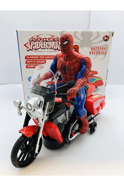 Shem Örümcek Adam Spiderman Robot Işıklı Sesli Motor Oyuncak