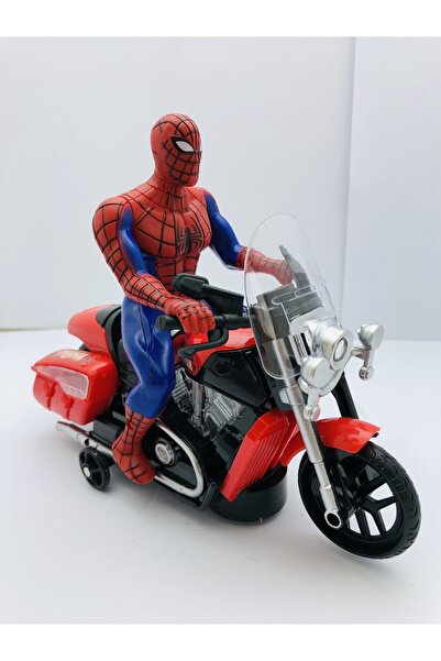 Shem Örümcek Adam Spiderman Robot Işıklı Sesli Motor Oyuncak