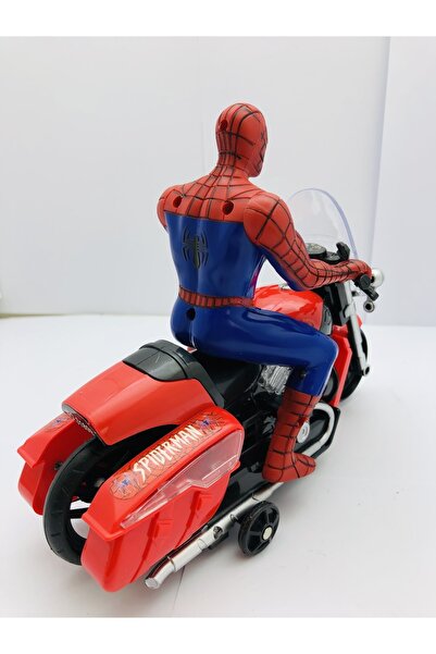 Shem Örümcek Adam Spiderman Robot Işıklı Sesli Motor Oyuncak
