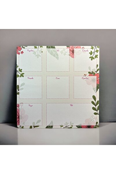 Ceren 19,5x19,5 εκ. 52 Φύλλα Εβδομαδιαίο Σχεδιαστή - Άνοιξη