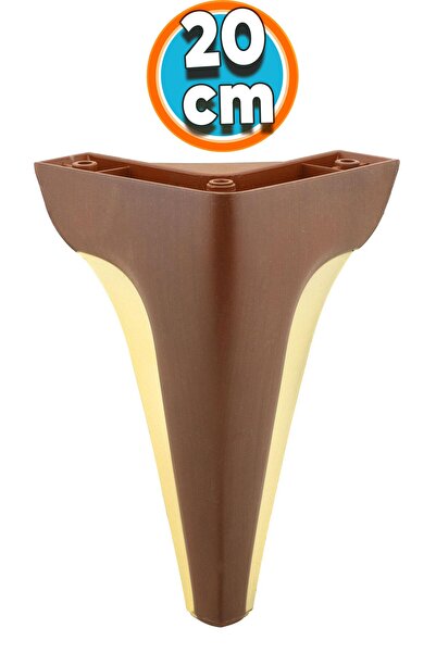 NZB Mobilya Kanepe Çekyat Sehpa Tv Ünitesi Baza Koltuk Ayağı Kahverengi Ceviz...