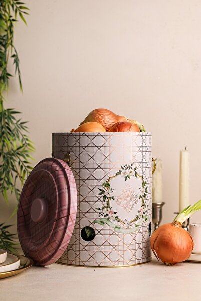 EVLE Rosy Desenli Patateslik, Patates Sepeti, Sebzelik Er181-u7