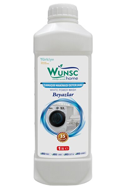 WUNSCHOME Çamaşır Makinası Deterjanı Beyazlar 1 Lt
