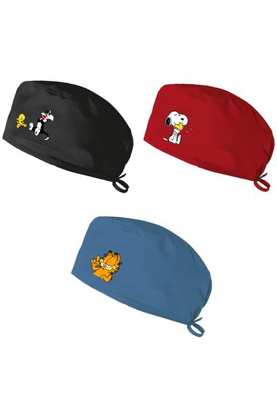 bonecim 3lü Baskılı Cerrahi Bone Doktor Hemşire Hastane Diş Doktoru Bonesi | ...