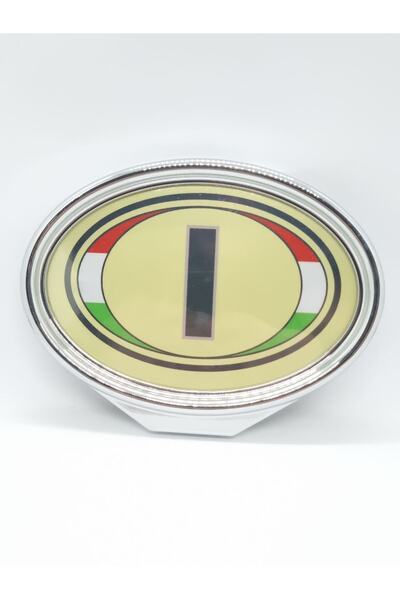 CybillStore I Harfli Italya Dekor Krom Plaka Levha Araba Taksi Minibüs Aksesuar