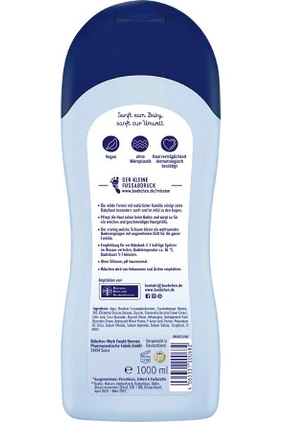 Bübchen Baby Bad- Baby Bath Additive- 1000 Ml- New Series New Product