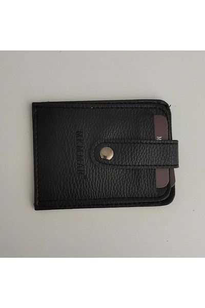firdevsi hobi Thin Card Holder Horizontal Snap Wallet
