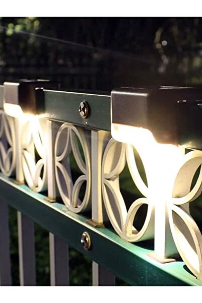 Özasya AVM 2 Adet Köşebent Merdiven Veranda Solar Güneş Enerjili Bahçe Led La...