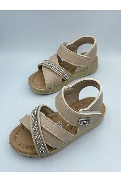 Hızlı Al Stoned Girl's Sandals (Suitable for Daily Use and Special Use)