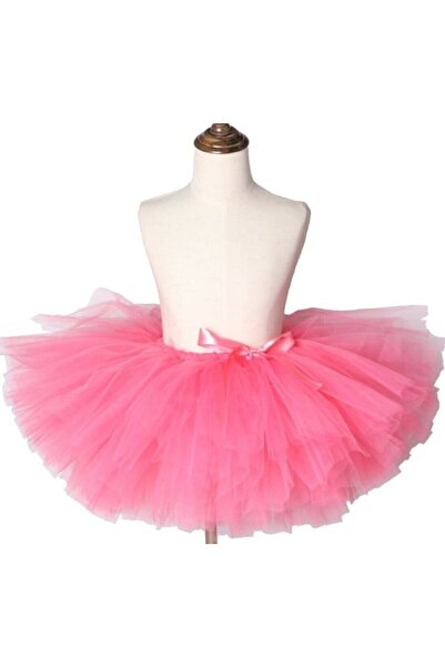 ELALEL TASARIM غير المبطنة Şekerpembe توتو تنورة