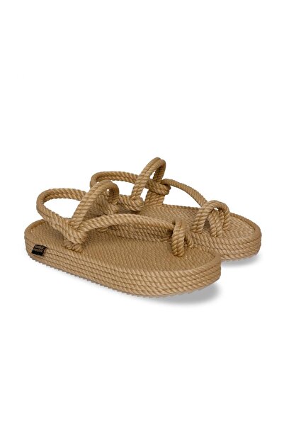 Nomadic Republic Beige Colored Hawaii Platform Women's Sandals