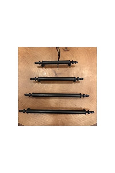 Asil Metal Inci Mat Siyah Modern Lüks Mobilya Dolap Çekmece Kulpları 64 Mm