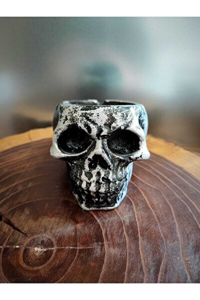 YÖRÜK TASARIM Kurukafa Küllük Antik Gümüş