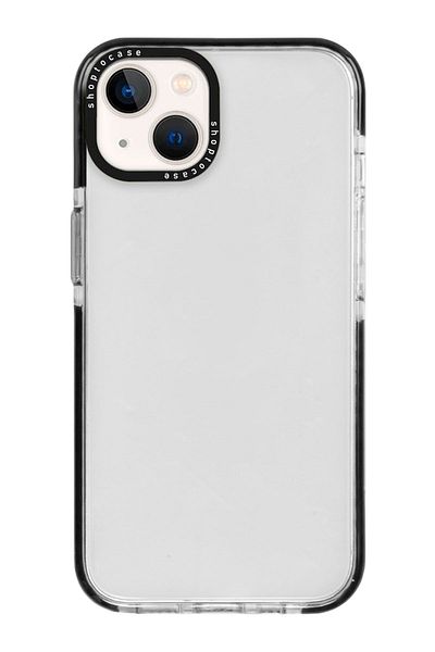 shoptocase حافظة هاتف تأثير حماية فائقة الحافة باللون الأسود متوافقة مع هاتف Iphone 14