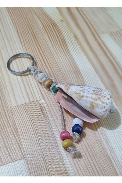 erdoğan hobi Keychain Sea Shell Braided Ornament Car Ornament Bag Ornament Sea Shell Gift Keychain