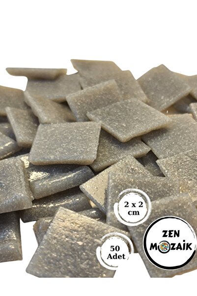 Zen Mozaik Sanatsal Mozaik Çalışmalarınız Için 20x20 Mm (2X2 CM) Renkli Cam M...