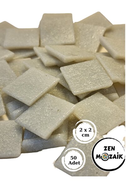 Zen Mozaik Sanatsal Mozaik Çalışmalarınız Için 20x20 Mm (2X2 CM) Renkli Cam M...