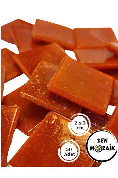 Zen Mozaik Sanatsal Mozaik Çalışmalarınız Için 20x20 Mm (2X2 CM) Renkli Cam M...