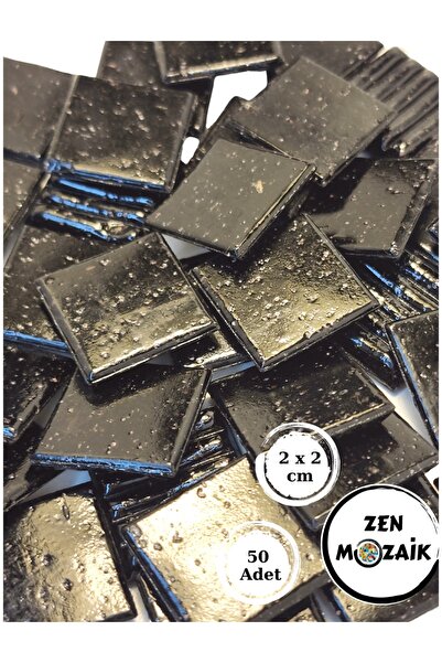Zen Mozaik Sanatsal Mozaik Çalışmalarınız Için 20x20 Mm (2X2 CM) Renkli Cam M...