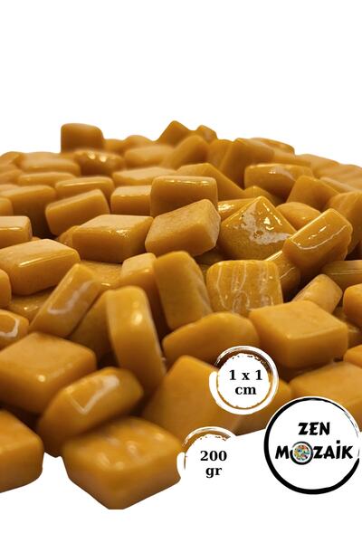 Zen Mozaik Sanatsal Mozaik Çalışmalarınız Için 1 Cm Cam Mozaik Taşı - 10x10 M...
