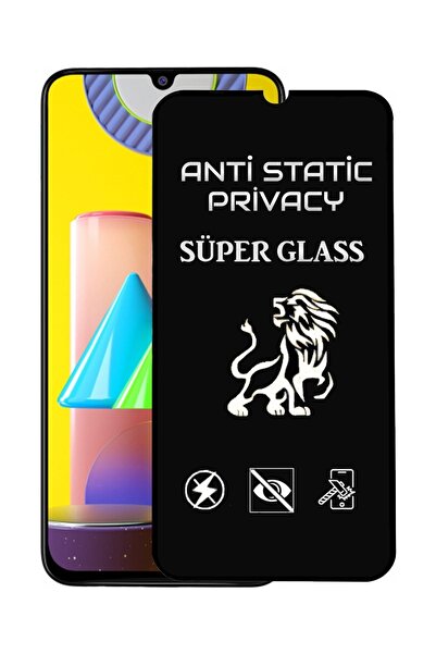 CaseWorld Samsung Galaxy M31 Tam Kaplayan Anti Statik Hayalet Süper Cam Ekran...