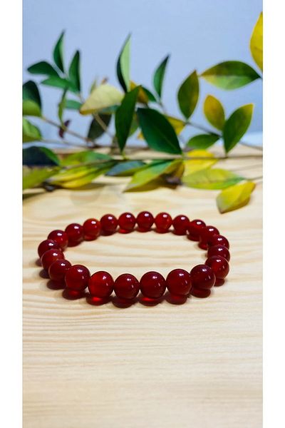 Pastimore Unisex Original Natural Coral Stone Bracelet Red Concentration Purity Balance Evil Eye Chakra Bracelet