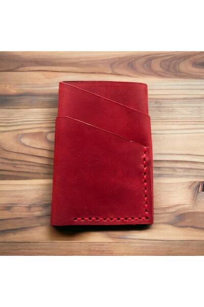 MESACRAFT Hakiki Deri Cüzdan ,unisex Süper Crayz Deri, Ince Model Kredi Kartı & Kartvizitlik,