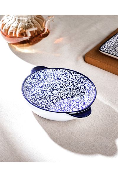 Madame Coco Rêve Bleu Tours New Bone China Round Handle Plate