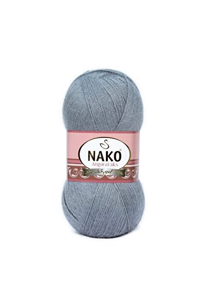 NAKO Angora Luks Koyu Metalik Gri 03468 (5 Adet)