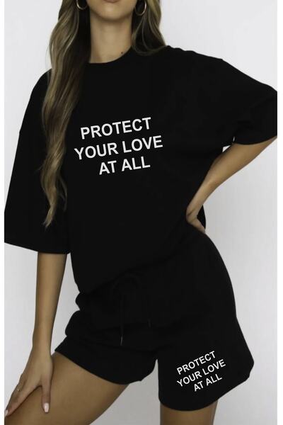 Advantage Σετ μπλουζάκι με εμπριμέ εμπριμέ στο κάτω μέρος