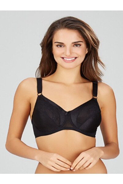 Kom Pack of 3 Martina Lace Bra, Black