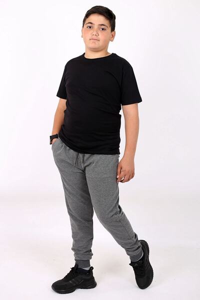 çiko kids Unisex απλό Βαμβακερό μπλουζάκι και σετ εποχικής φόρμας Jogger με τ...