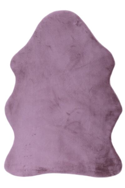 MYHOME HALI Yıkanabilir Yumuşak Rabbit Kuzu Post Halı Gül Kurusu