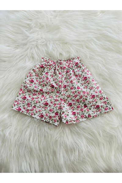Moda Lina Pantaloni scurți - Model Floral