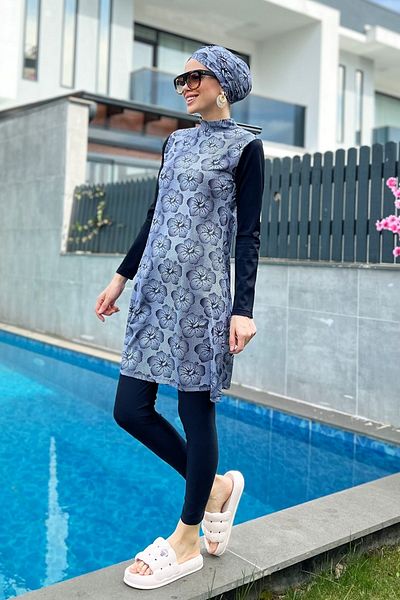 Remsa Mayo Design Fully Covered Hijab Swimsuit 900-402
