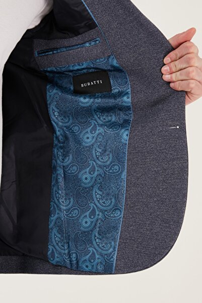 Buratti Slim Fit 6 Drop Double Slit Blazer Men's Jacket Savue