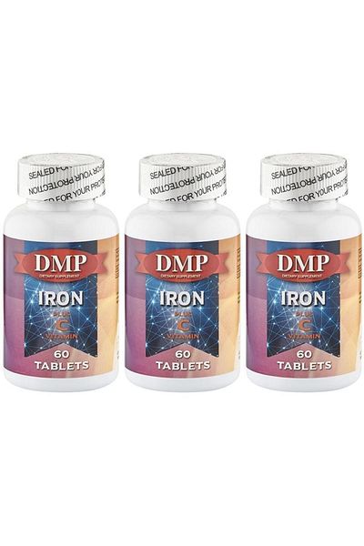 DMP Iron and Vitamin C 3x60 Tablets - Iron Plus Vitamin