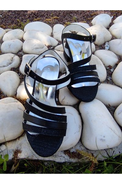 Panda Shoes 26-37 Mărimea 3 Dungi încrucișate Rochie de seară pentru fete Pantofi cu toc