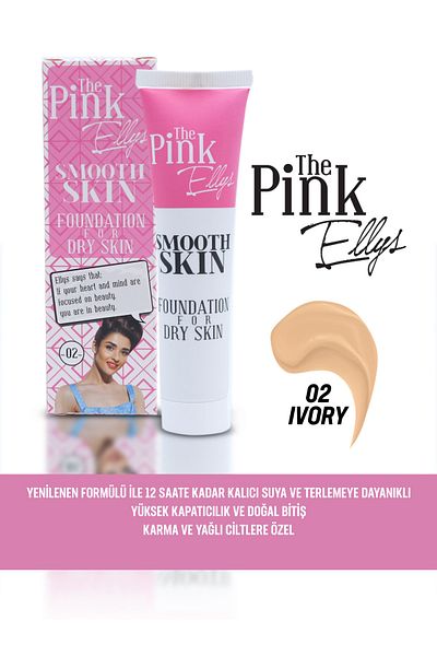 The Pink Ellys كريم أساس ناعم للبشرة الجافة 02