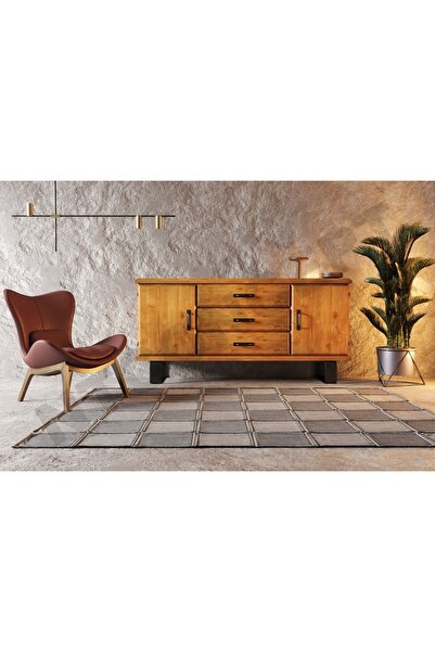 NT Concept Ntconcept Ari Masif Ahşap Ray Kapak Çekmeceli Konsol(120cm)