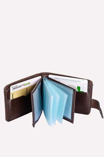 MKM MAN Nubuck And Genuine Leather Card Holder/Wallet