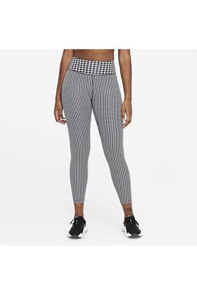 Nike Dri-fit One Icon Clash Mid-rise 7/8 Printed Kadın Tayt Dd4563-100