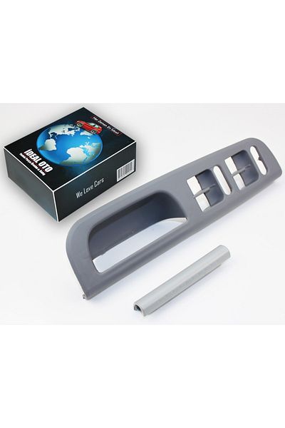 İDEAL OTOMOTİV مقبض إطار مقبض باب Vw Bora Golf Jetta Mk4 4 أبواب 3b0867171a، 3b1867171e (رمادي)