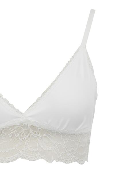 DeFacto Detailní podprsenka bez vycpávek s krajkou